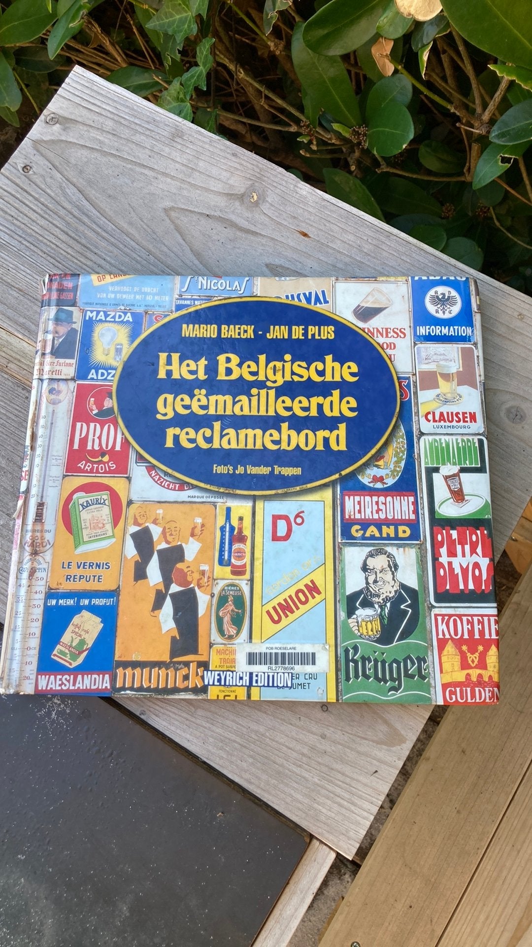 Le panneau d'affichage émaillé belge, Enlèvement ou Envoi, Comme neuf, Panneau publicitaire