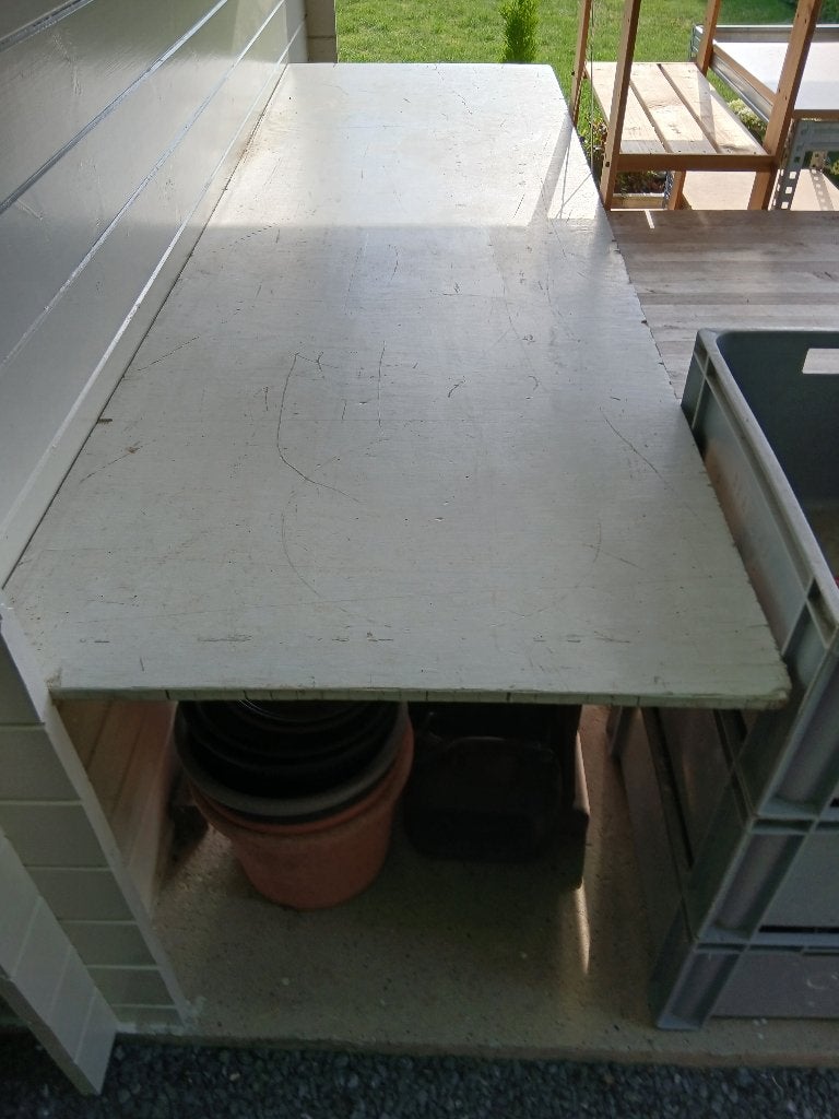 TAFEL BLAD MET SCHRAGEN  + GRATIS....., Antiek en Kunst, Ophalen