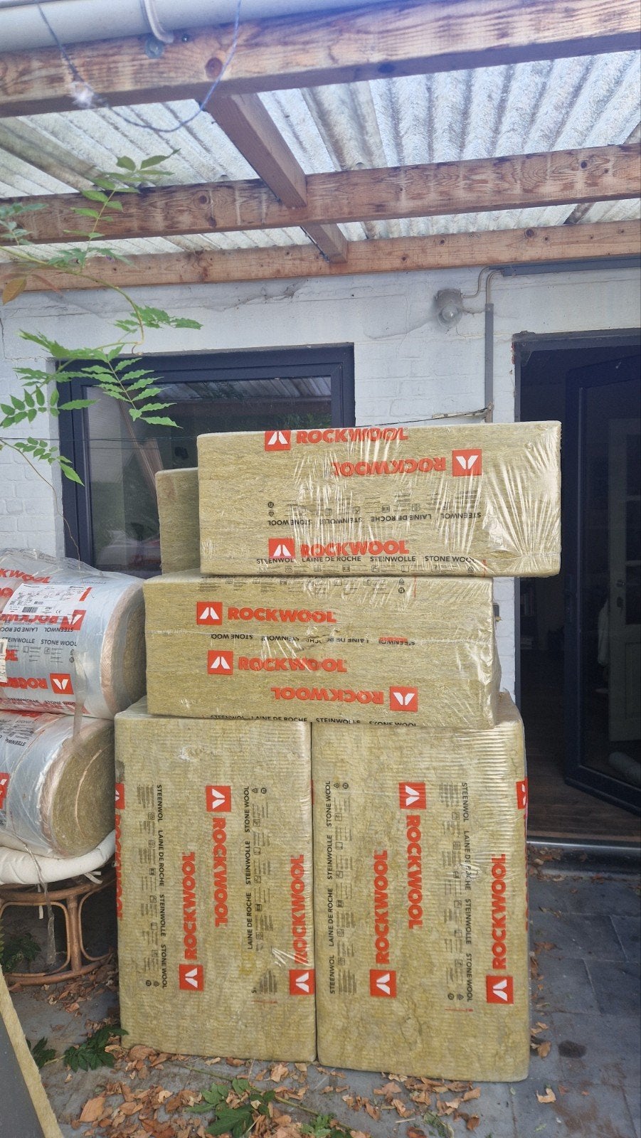 Isolatie Rockwool  - nieuwstaat, Doe-het-zelf en Bouw, Isolatie en Afdichting, Nieuw, Steenwol, Muurisolatie, Ophalen