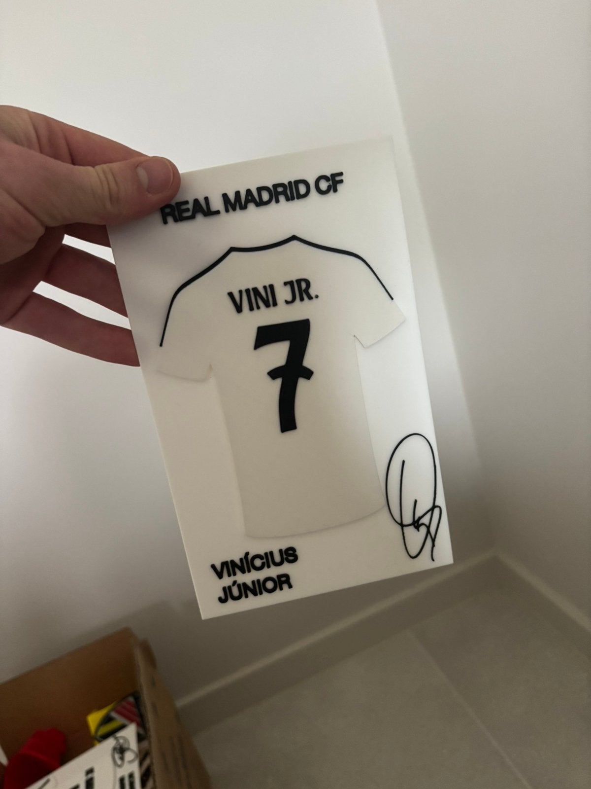 Vinicius Júnior voetbal plaatje, Ophalen of Verzenden, Zo goed als nieuw