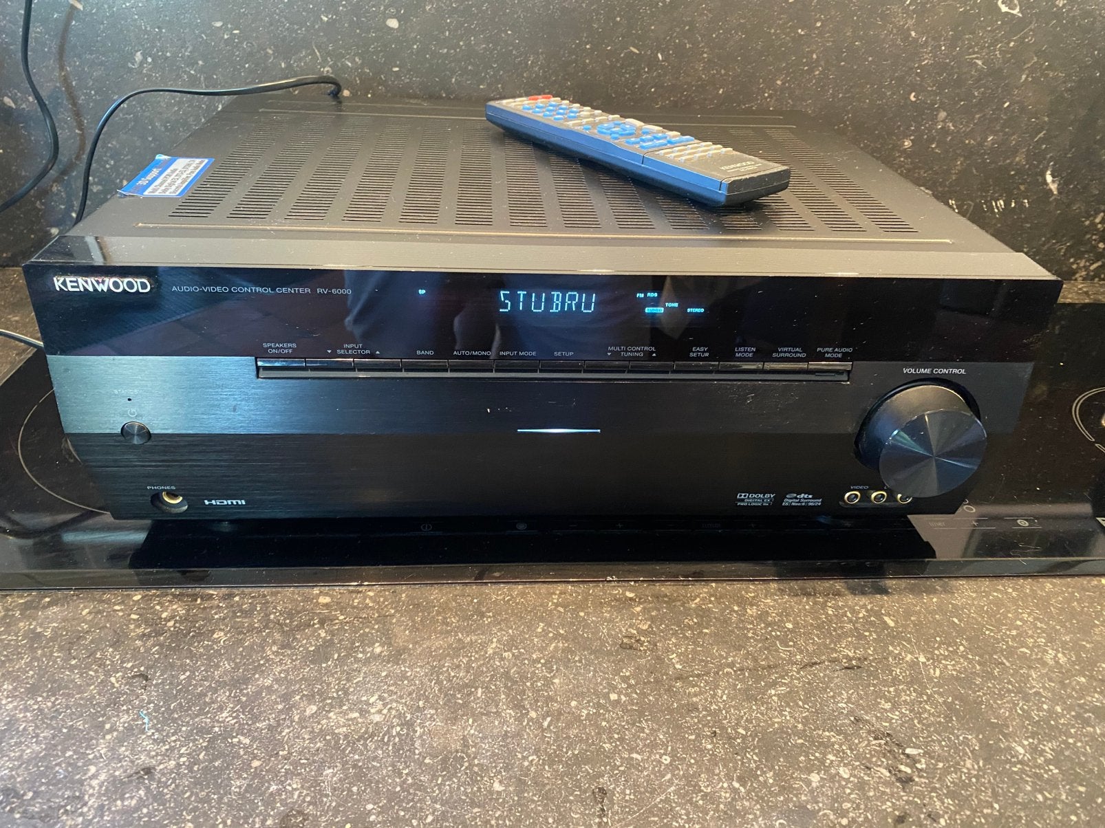 KENWOOD receiver RV-6000, Audio, Tv en Foto, Overige merken, Ophalen of Verzenden, 60 tot 120 watt, Gebruikt