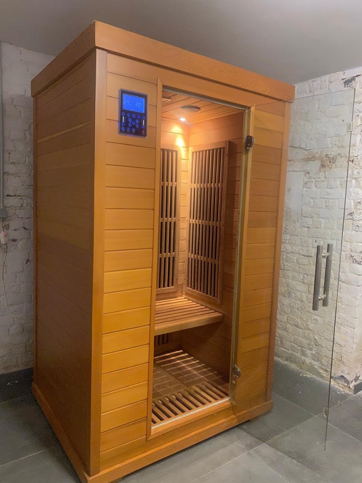 Sauna sec, Ophalen, Gebruikt, Complete sauna