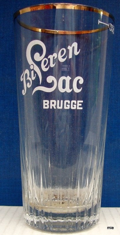 Bier brouwerij Lac Brugge 33cl geribd, Ophalen of Verzenden, Zo goed als nieuw