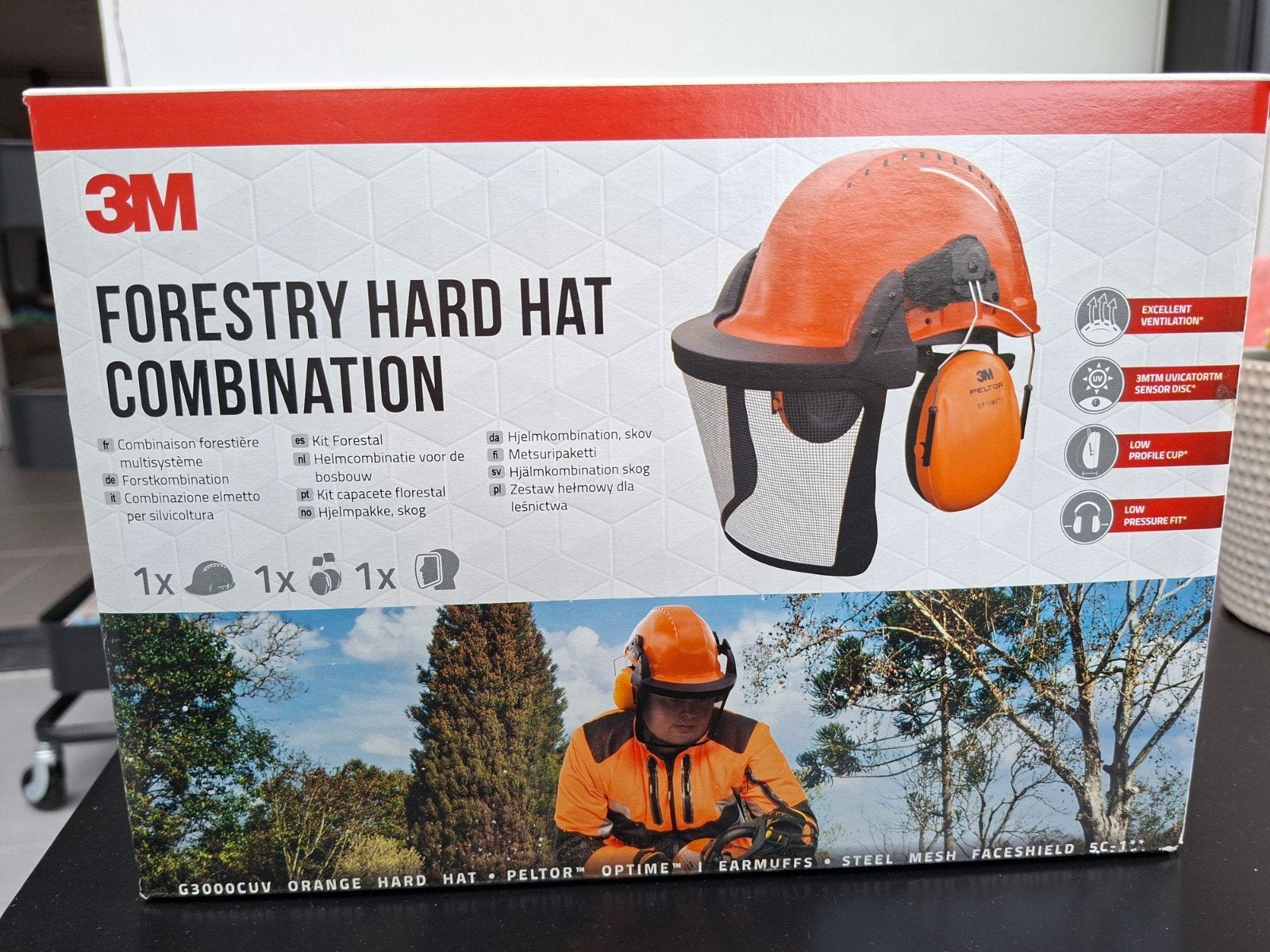 Forestry  hard hat, Ophalen