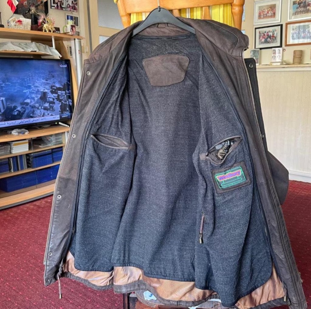 Vestes hommes / vestes en cuir (Westbury)., Envoi, Porté, Westbury