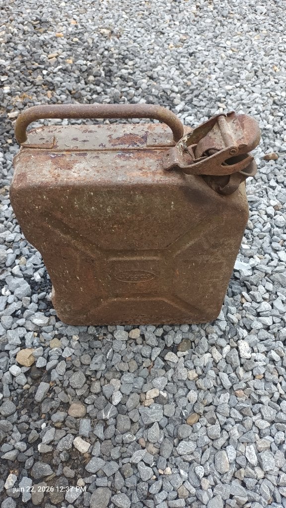 Jerrycan ancien, Enlèvement, Utilisé, Voitures