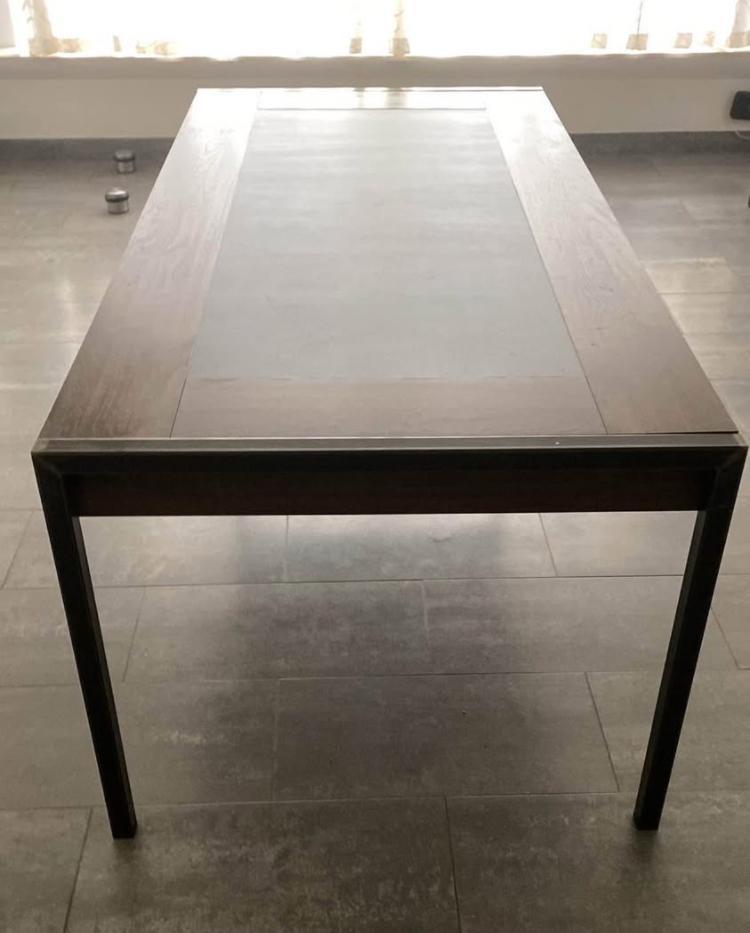 Tafel + kast, Huis en Inrichting, Tafels | Eettafels, Ophalen, Zo goed als nieuw, Rechthoekig, Eikenhout