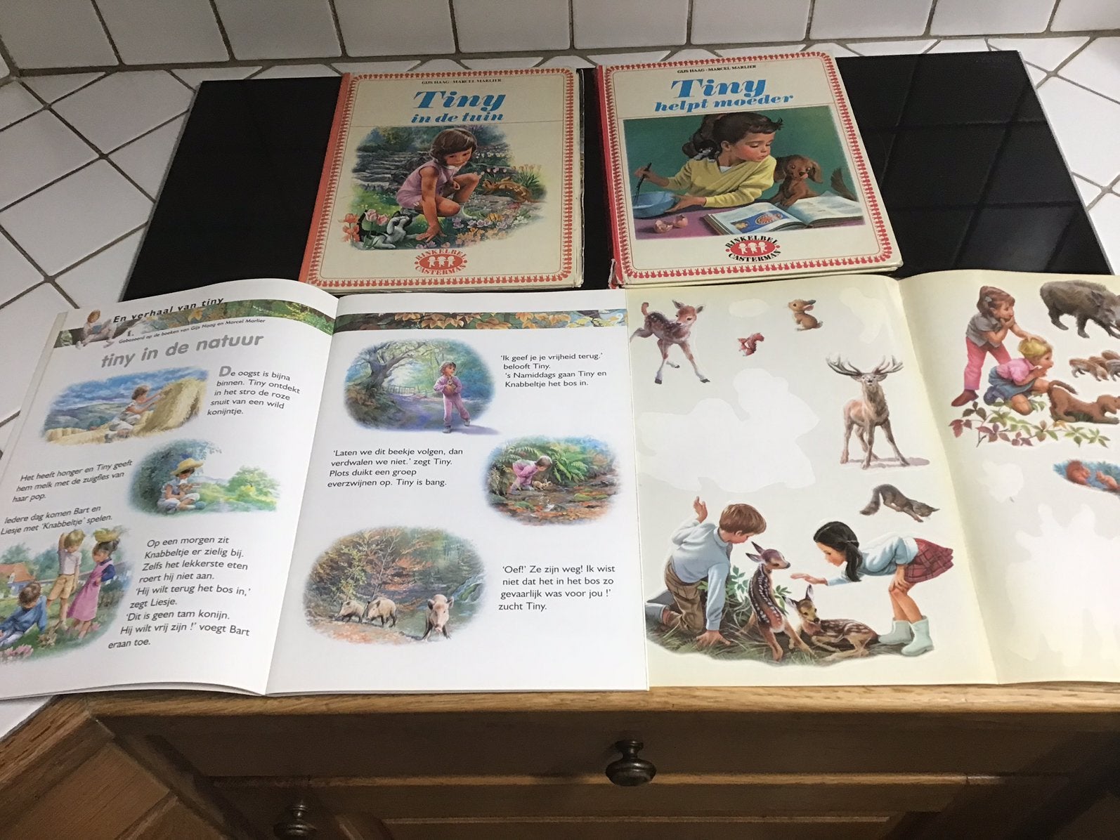 3 x Tiny helpt moeder in de tuin in het bos, Boeken, Ophalen of Verzenden, Gelezen