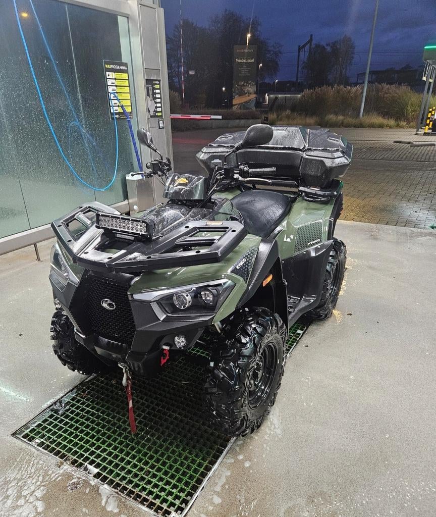 Kymco mxu 700, Ophalen