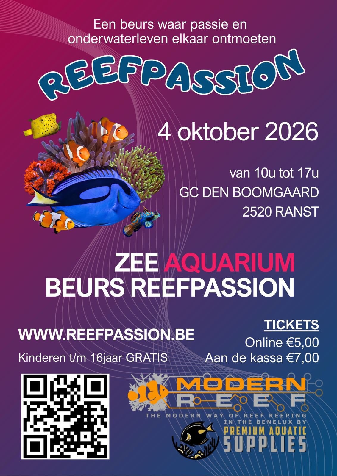 Reefpassion, Tickets & Billets