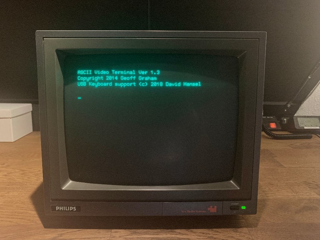 Philips VS0040 monochroom monitor (groen), Computers en Software, Monitoren, Philips, Gebruikt, Ophalen of Verzenden, Overige typen