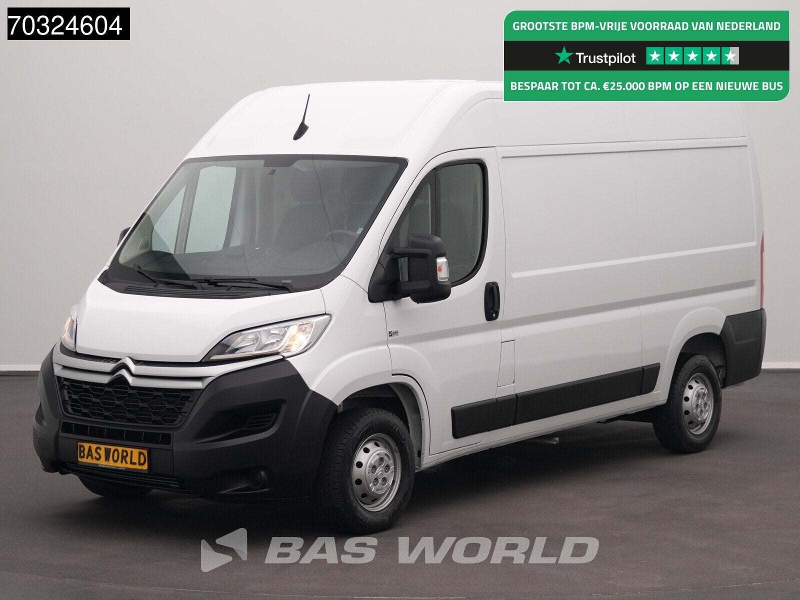 Citroën Jumper 140pk L2H2 Navi Airco Cruise Parkeersensoren, Auto's, Stof, Gebruikt, Euro 6, 4 cilinders