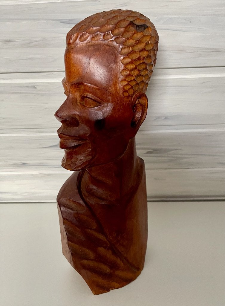 Houten Congo beeldje, Antiquités & Art, Afrique, Sculpture sur bois, Brun, Bois