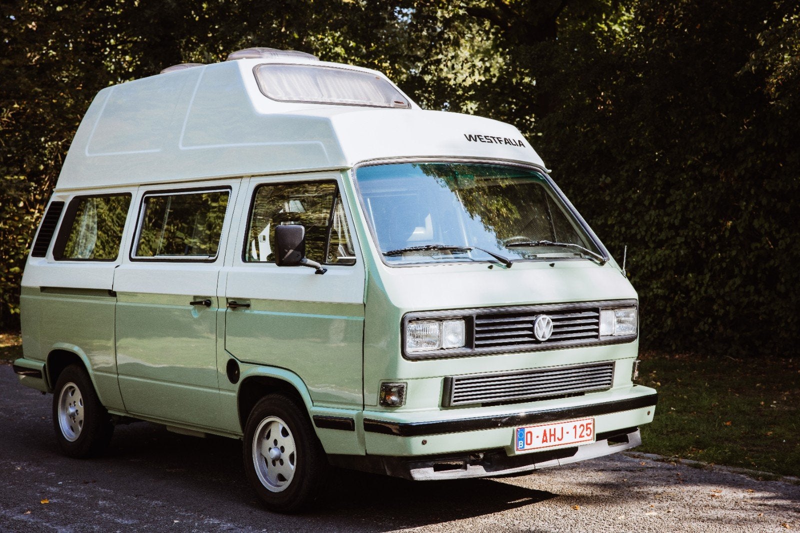 Volkswagen T3 Camper 1991,Vaste verhoging, 4 slaapplaatsen, Auto's, Particulier, Te koop, Trekhaak, Diesel