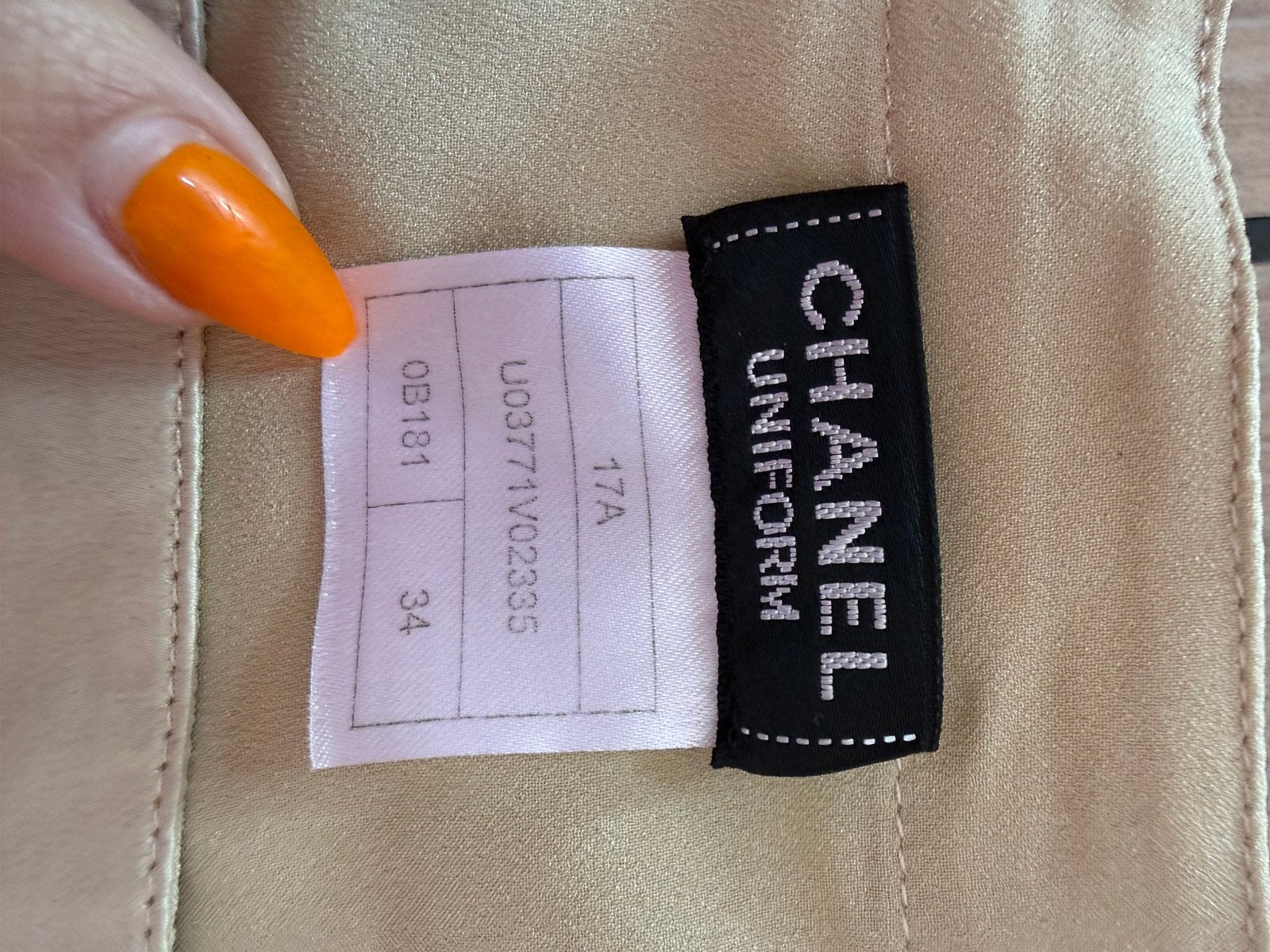 Authentieke Chanel 34/36, Ophalen of Verzenden, Zo goed als nieuw