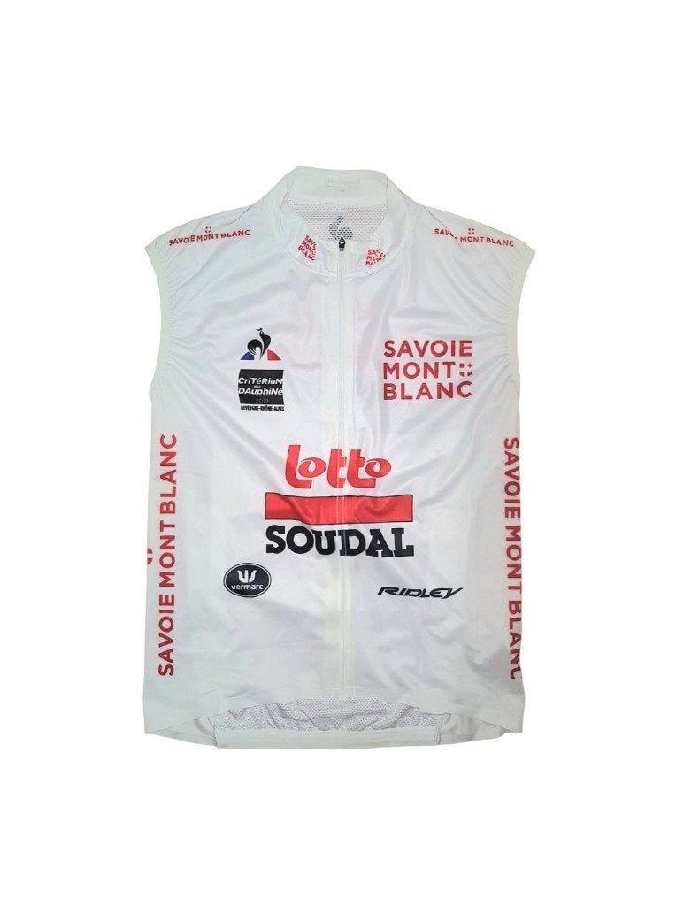 Wielertrui Critérium du Dauphiné 2019 Lotto Soudal, Vélos & Vélomoteurs, Enlèvement ou Envoi, Utilisé, Vêtements d'extérieur, Le coq Sportif