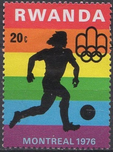 Rwanda - O.S. Montreal 1976, Ophalen of Verzenden, Postfris