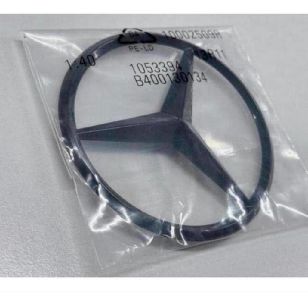 A2047580058 Emblème étoile de logo Mercedes-Benz C W204 noir, Enlèvement ou Envoi, Neuf, Mercedes-Benz