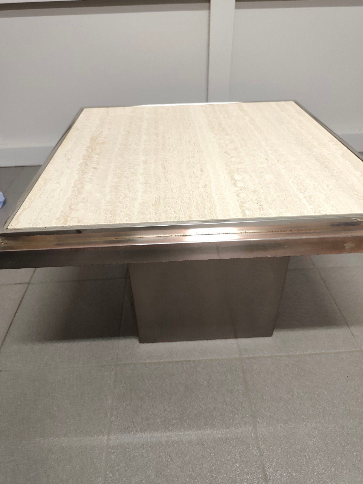 vintage Belgo Chrome salontafel, Ophalen
