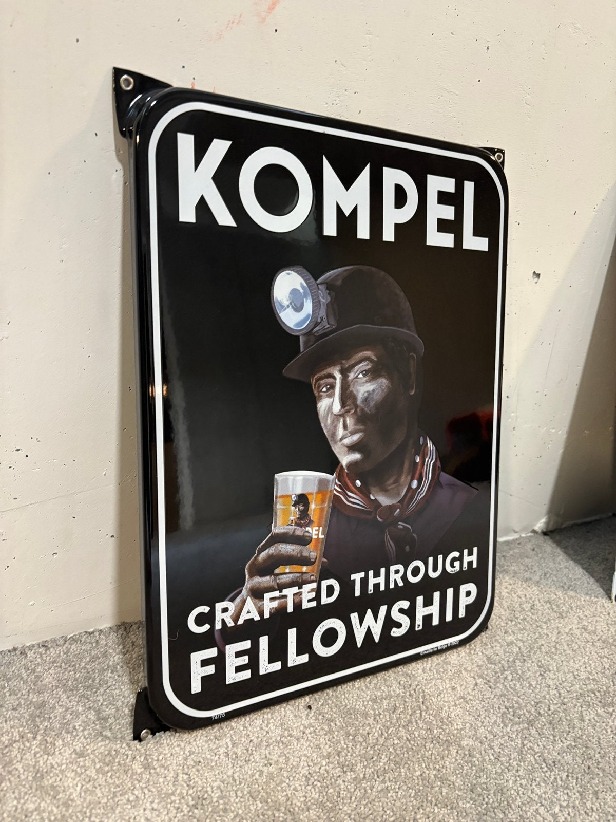Emaille kompel, Collections, Marques & Objets publicitaires, Enlèvement ou Envoi, Comme neuf