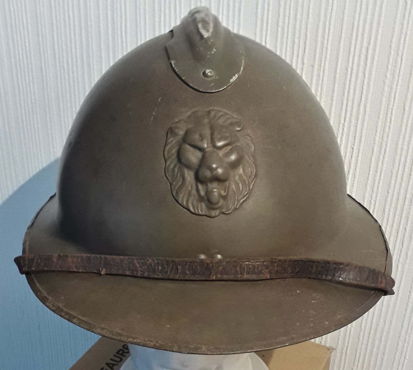 Casque Adrian belge M1931 armée militaire ABBL WW2 WK2, Ophalen of Verzenden