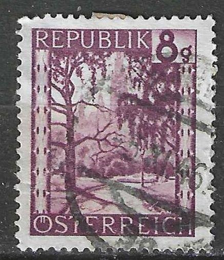 Autriche 1945/1947 - Yvert 605 - Hôtel de ville de Vien (ST), Envoi, Affranchi