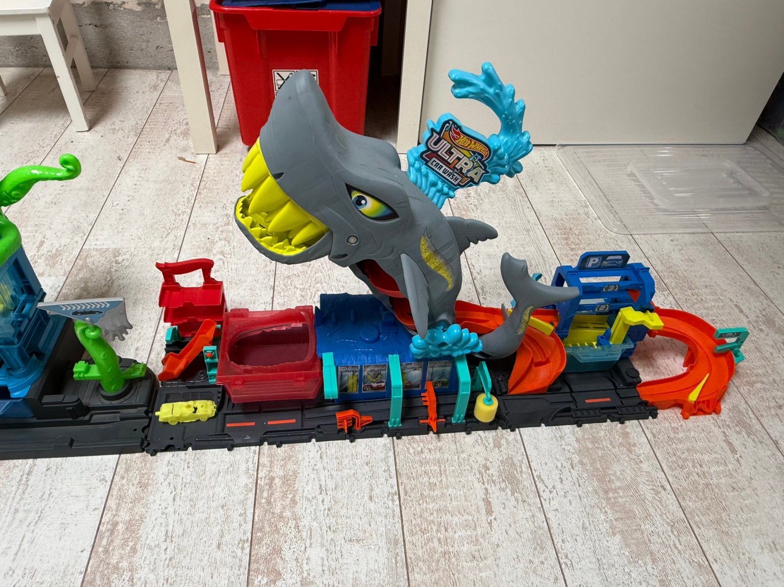 Hotwheels carwash baan, Ophalen, Hot Wheels, Racebaan, Gebruikt