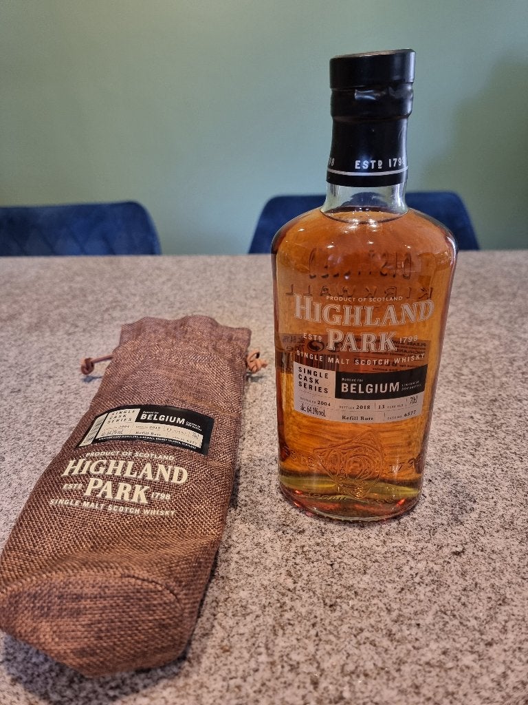 whisky highland park serie belgium 2018, Collections, Vins, Neuf, Autres régions, Enlèvement ou Envoi, Pleine
