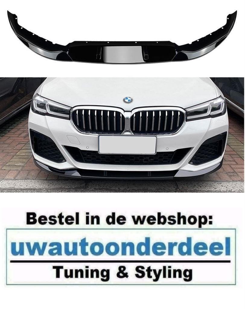 Spoiler Splitter Lip Zwart Voor Bmw 5 Serie G30 G31 M PACK L, Verzenden