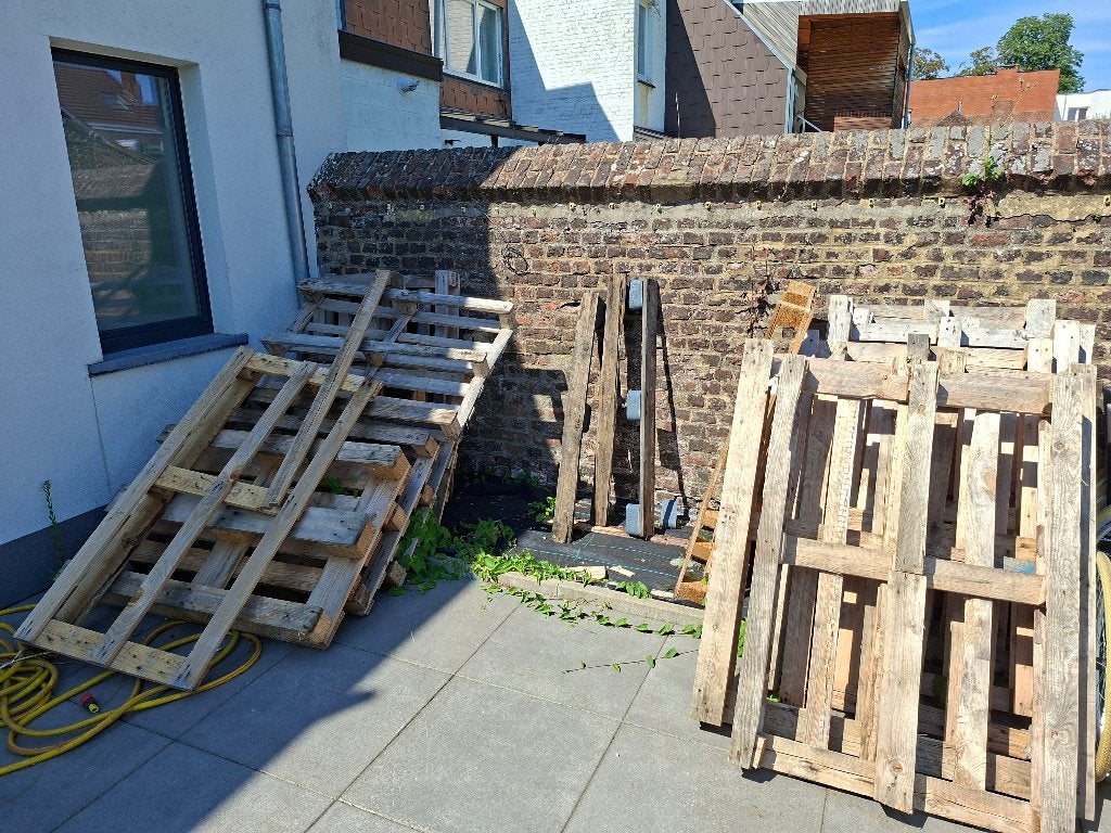 Palettes en bois, Doe-het-zelf en Bouw, Ophalen, Gebruikt, Pallet