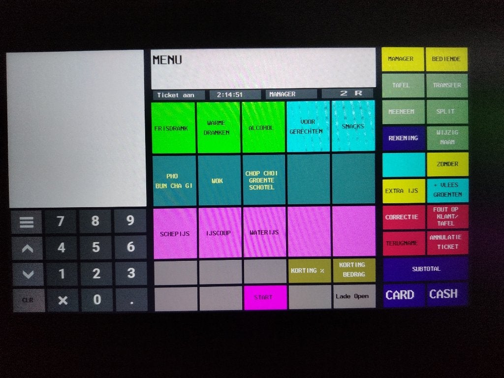 Kassa  quorion touch 11, Zakelijke goederen, Ophalen