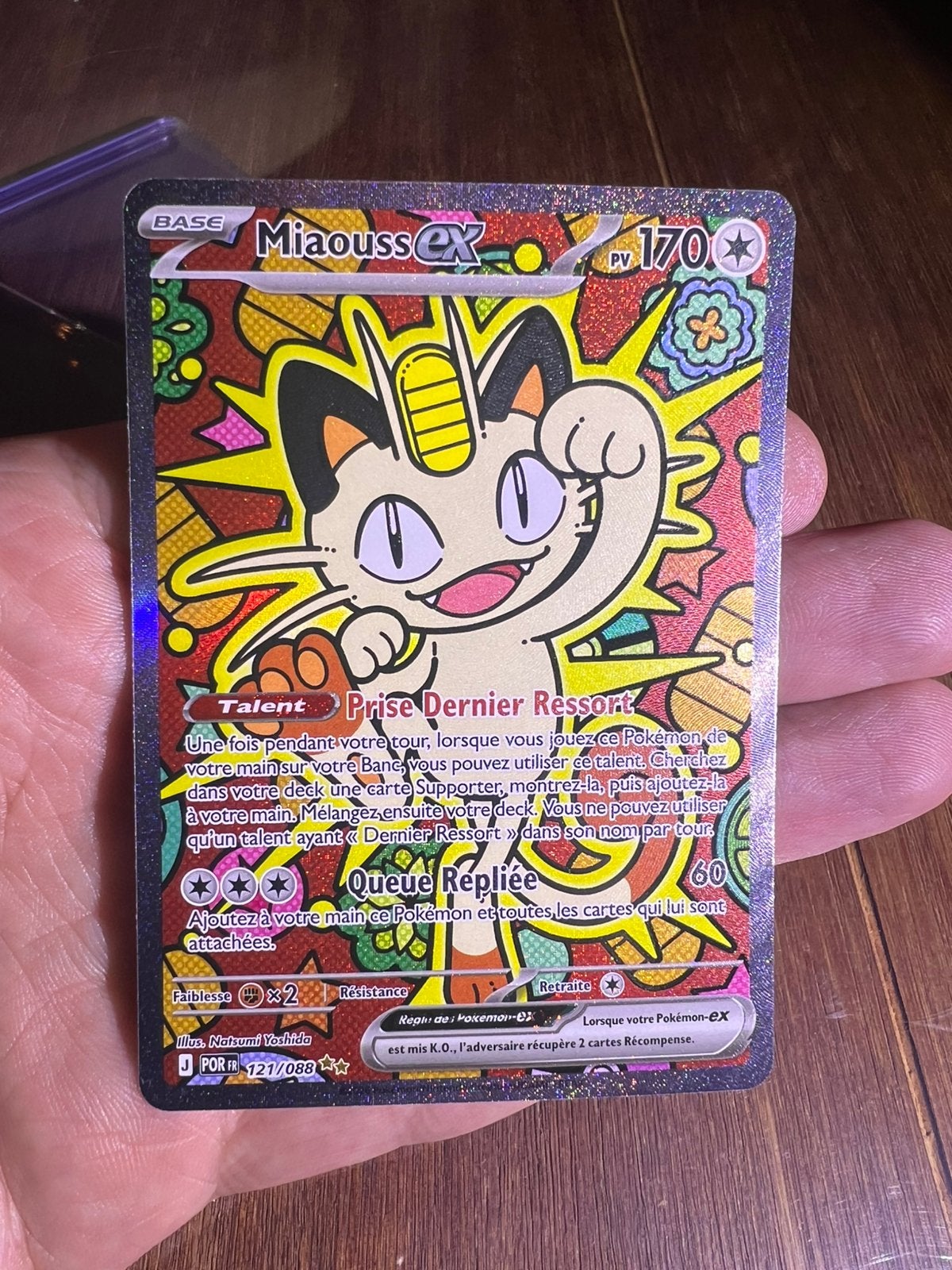 Carte Pokémon Miaouss EX, Enlèvement, Comme neuf