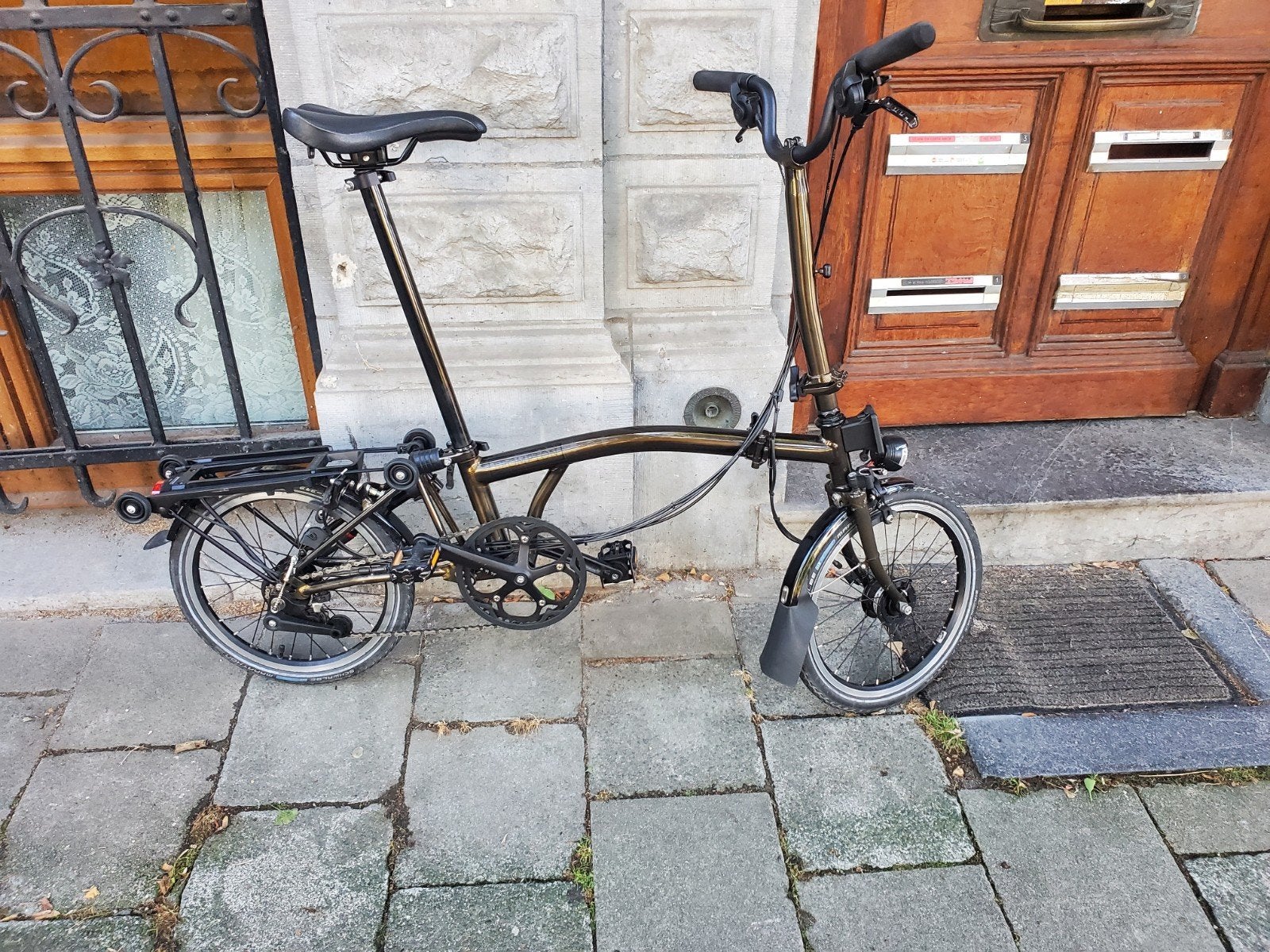brompton black laquer special edition velo pliable, Enlèvement, Brompton