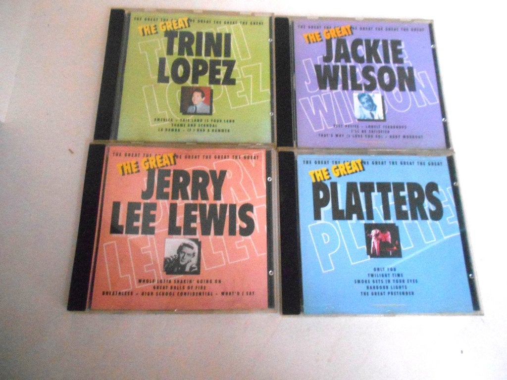 lot 4 Cd musique années 60 Platters Jackie Wilson, CD & DVD, CD | Musique du monde, Enlèvement ou Envoi, Utilisé