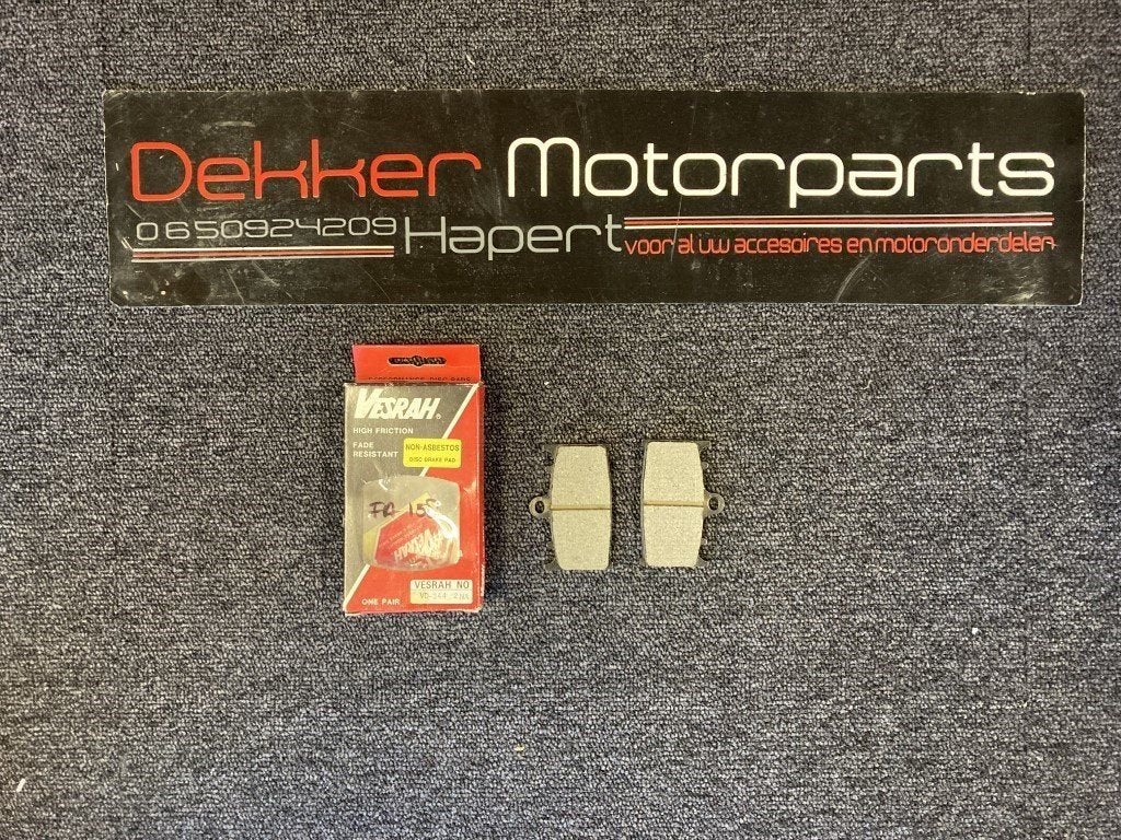 Vesrah remblokken VD-344 2NA voorzijde div SUZUKI, Motoren, -, -, Nieuw, Ophalen of Verzenden