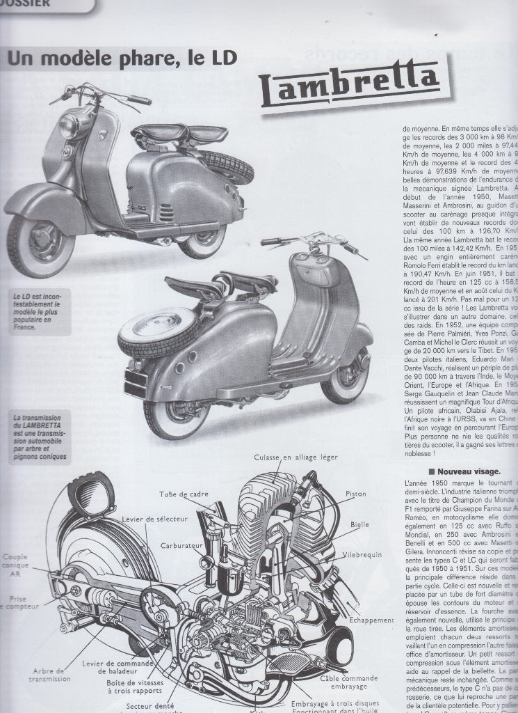 Scooters Lambretta collection, Livres, Journaux & Revues, Envoi, Utilisé