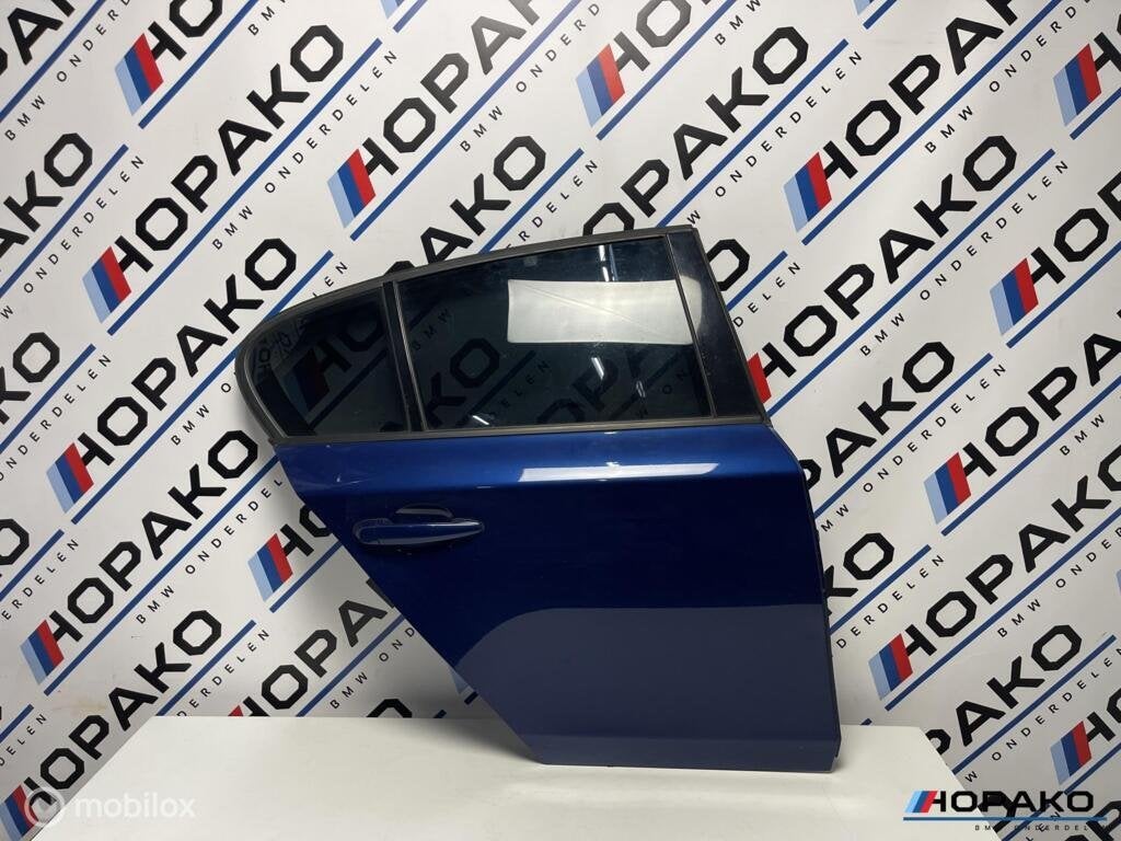 BMW 1 serie E87 5deurs |achterdeur rechts| Le Mans Blue 381, Gebruikt, Deur, Einsteinlaan 5, Rijnswijk, Ophalen of Verzenden