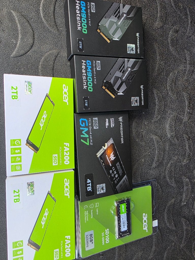 Disque dur ssd predator et acer neuf, Ophalen, Nieuw, SSD