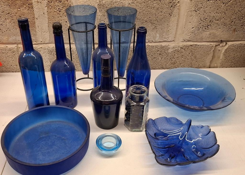 Decoratie, Ophalen, Blauw, Zo goed als nieuw, Modern