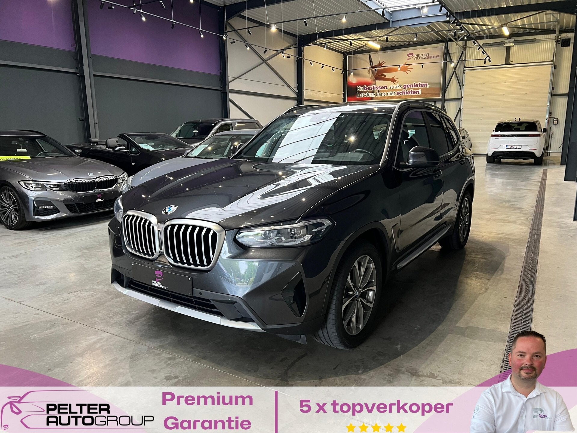 BMW X3 2.0da sDrive 18d Hybrid GPS Camera Leder, Autos, 0 kg, Argent ou Gris, Euro 6, 0 kg