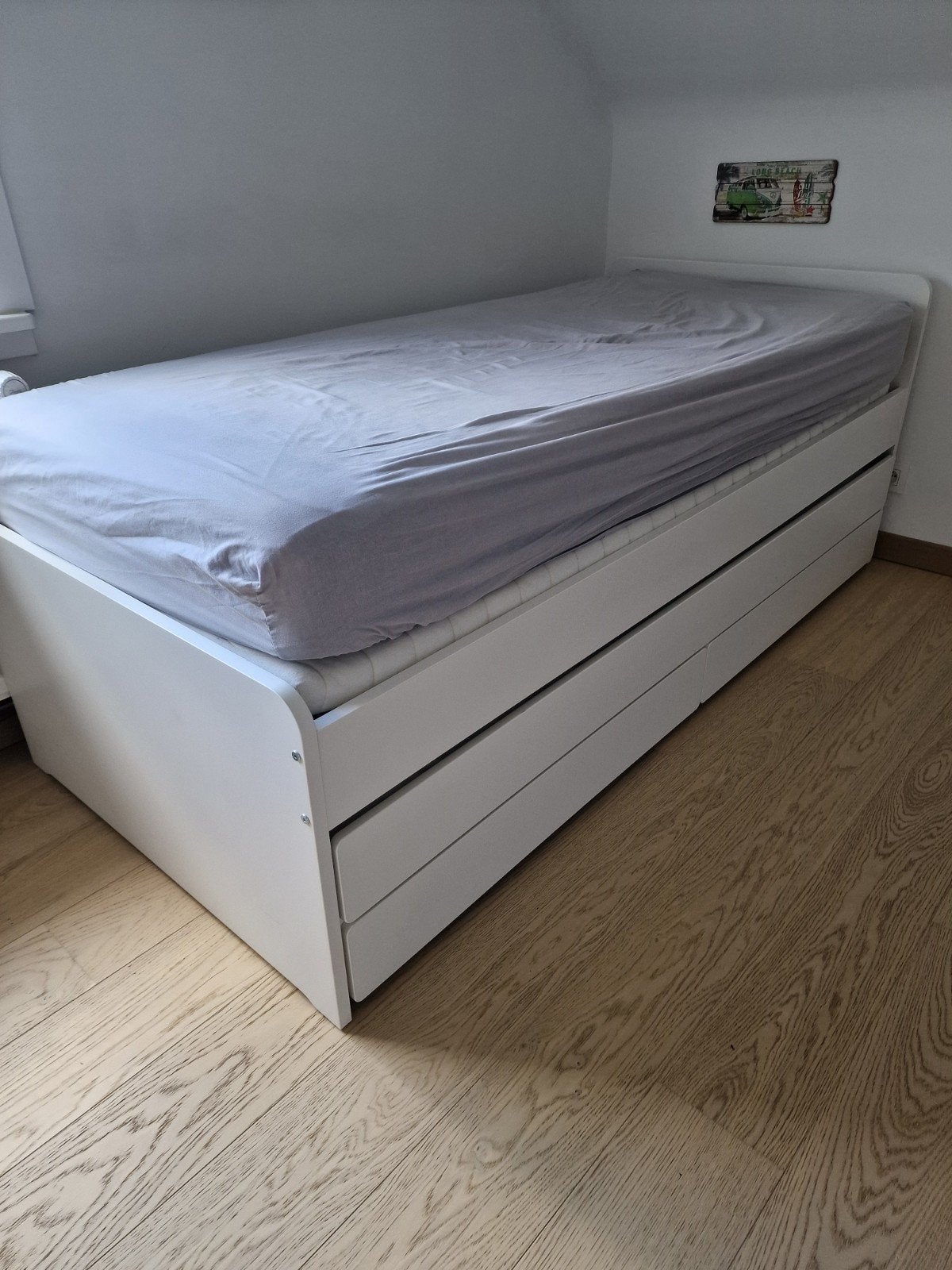 Ikea Slakt opbergladebed, Ophalen, Gebruikt, 90 cm, Eenpersoons