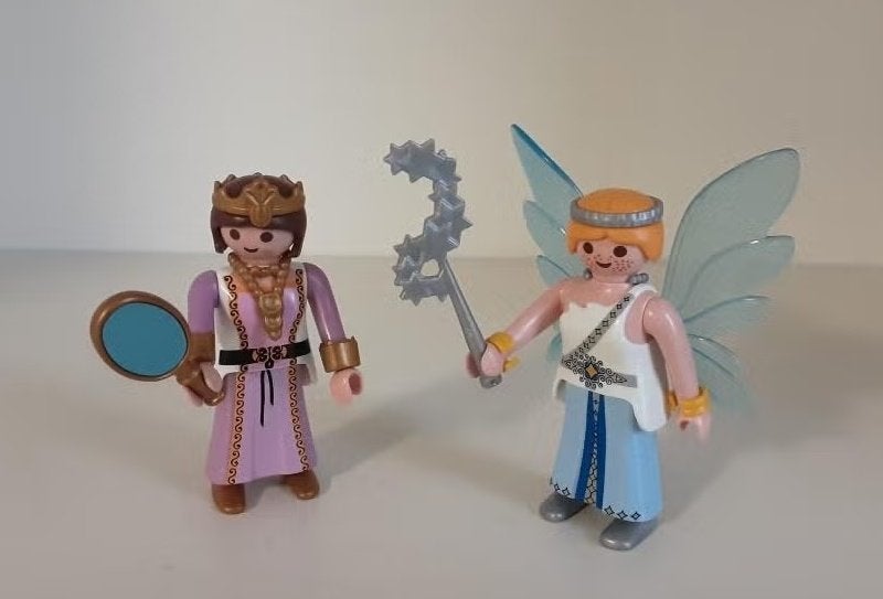 PLaymobil duopack prinsessen en elfen - compleet, Kinderen en Baby's, Speelgoed | Playmobil, Ophalen of Verzenden, Zo goed als nieuw