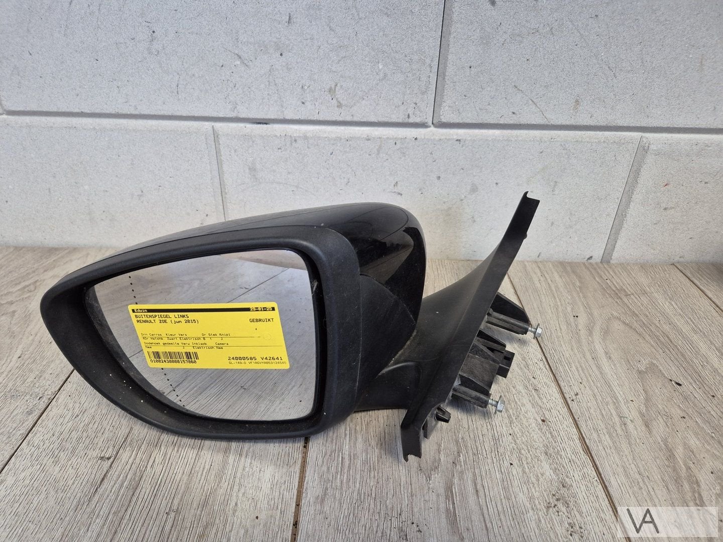 Renault Zoe 2012 - 2019 spiegel links 9 draden zwart €60, Gebruikt, -, Renault, -