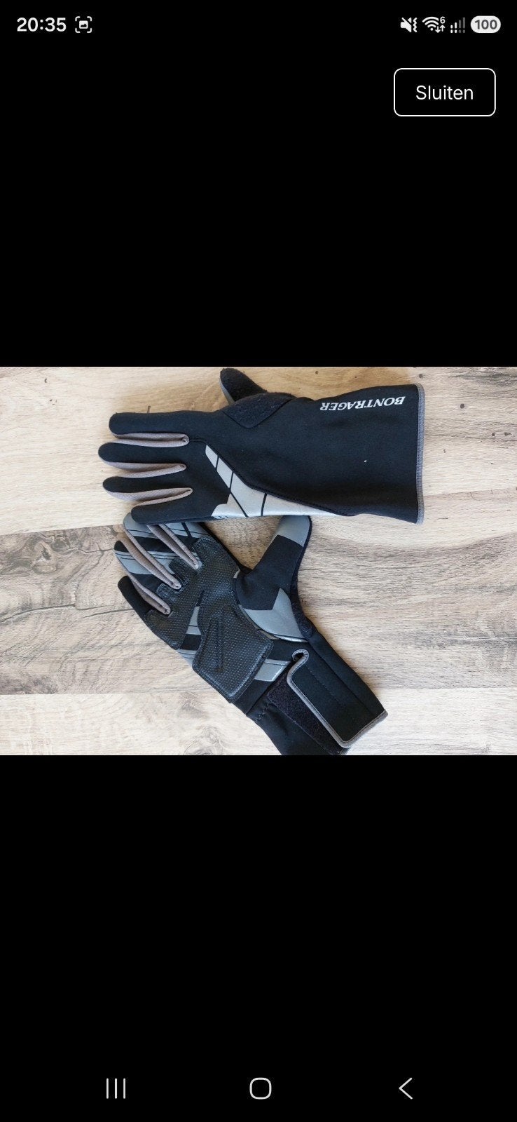 Fietshandschoenen winter merk Bontracer, Sport en Fitness, Ophalen of Verzenden, Zo goed als nieuw, Kleding