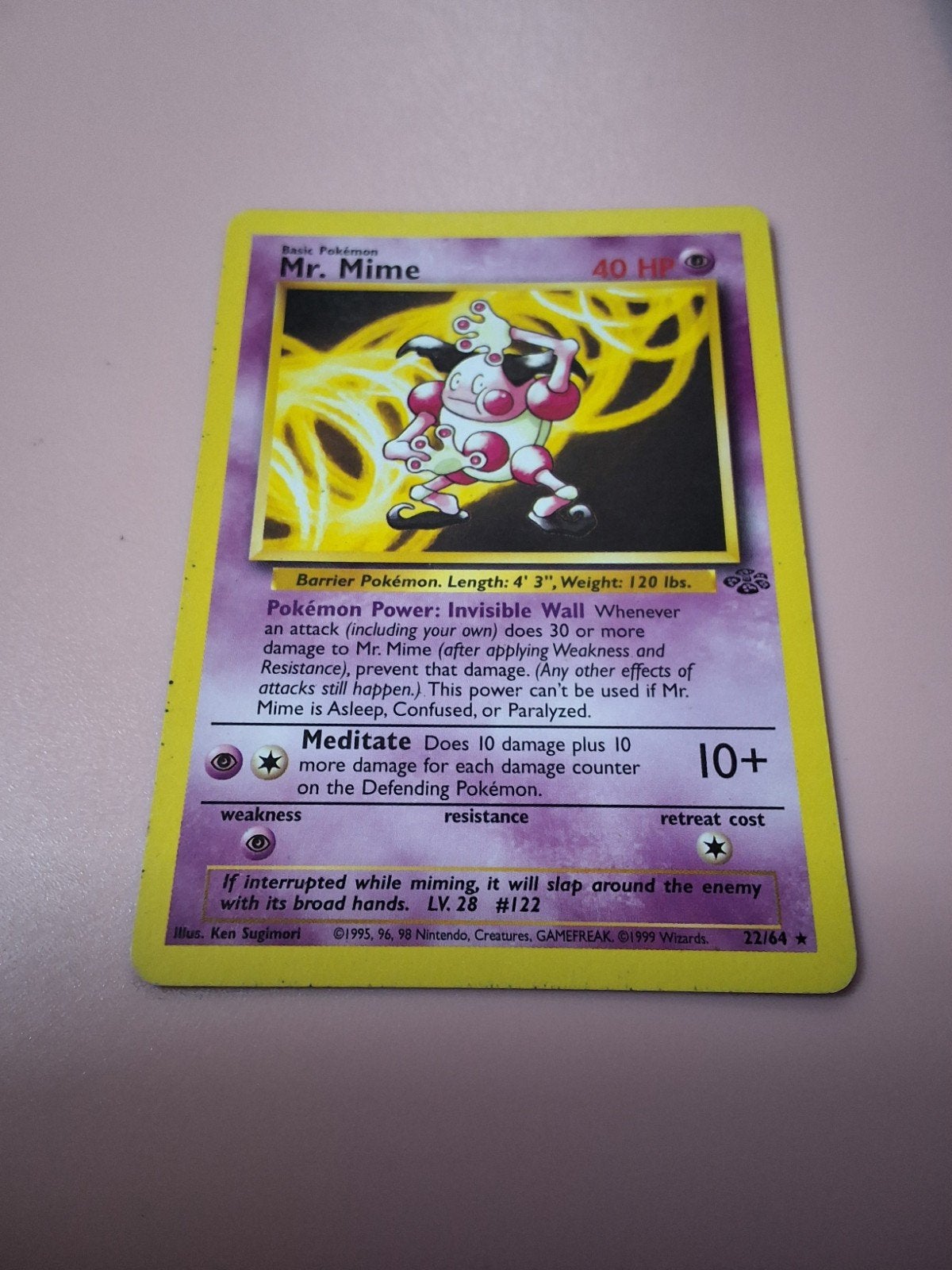 M. Mime (Jungle Set — 22/64), Enlèvement