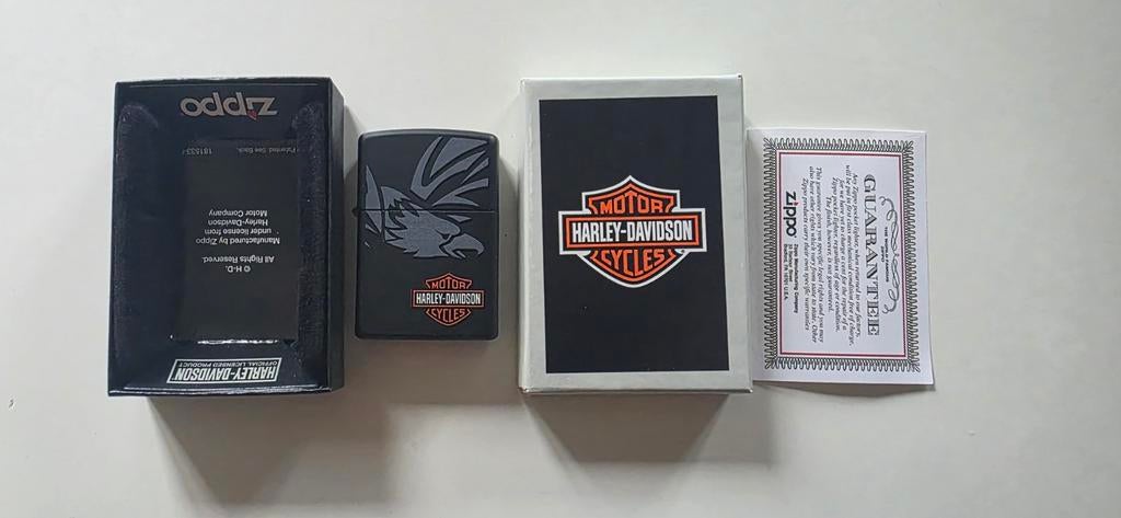 Zippo van 2012 nieuw in verpakking Harley Davidson, Verzamelen, Ophalen of Verzenden
