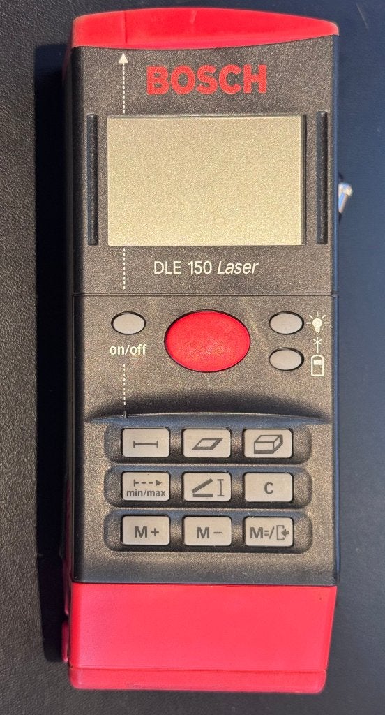 Télémètre BOSCH DLE 150 Laser, Enlèvement, Utilisé, Distance