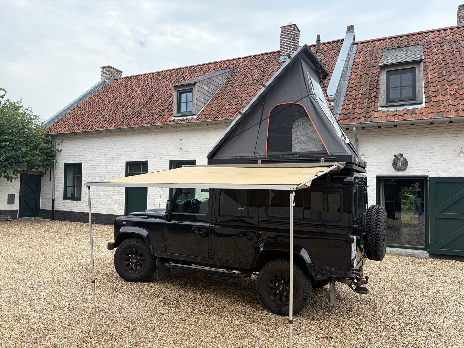 Complete overland setup voor Land Rover Defender 110, Ophalen, Zo goed als nieuw