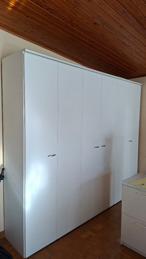 bibliothèque blanche pratique avec 3 portes coulissantes, Maison & Meubles, Avec porte(s), 25 à 50 cm, 200 cm ou plus, Enlèvement