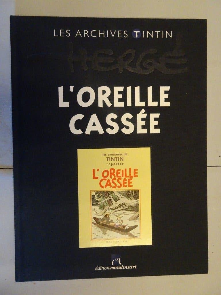 Les Archives Tintin en Noir & Blanc - L'Oreille Cassée, Collections, Enlèvement ou Envoi, Tintin, Utilisé, Livre ou Jeu